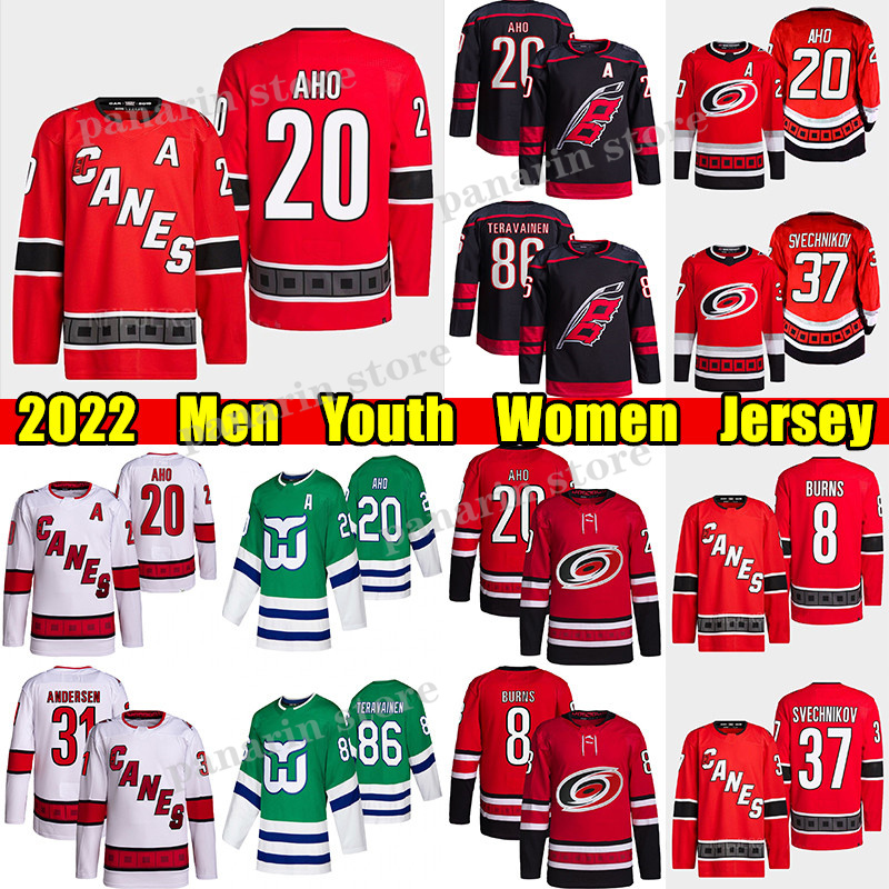 #20 Sebastian Aho Reverse Retro hockey jersey #8 Brent Burns Hurricanes#37 Andrei Svechnikov Teuvo Teravainen Frederik Andersen Martin Necas Staal jerseys, Red youth
#20 Sebastian Aho Reverse Retro hockey jersey #8 Brent Burns Hurricanes#37 Andrei Svechnikov Teuvo Teravainen Frederik Andersen Martin Necas Staal jerseys, Red youth