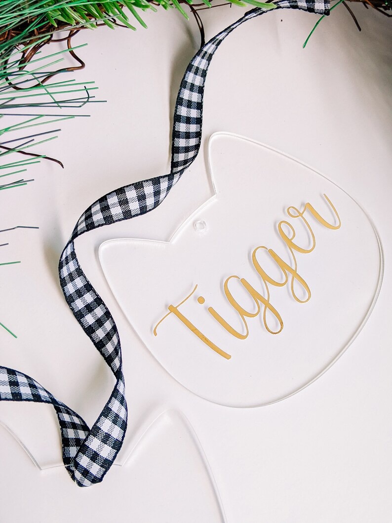 3inch Transparent Clear Circle Christmas Hangtag DIY Blank Round Acrylic Xmas Tree Ornaments Pendant