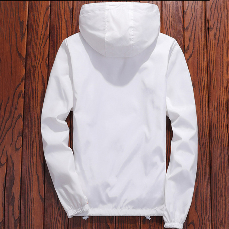 Women's Jackets Jacket Women White S-7XL Loose Men Couple Thin Hooded Coat Spring Autumn Gray Blue Red Waterproof Cargo Clothing LD1303 221109