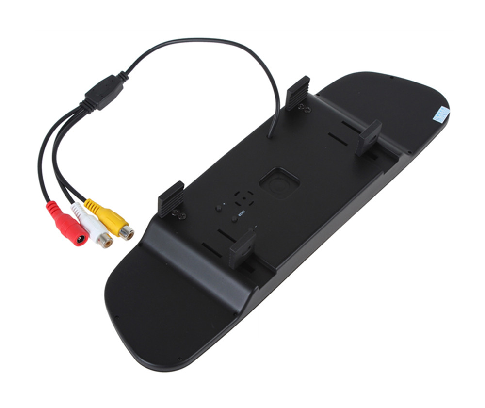 5 Inch Car Video TFT LCD HD 800x480 Screen Auto Mirror Reversing Parking Monitor with 2 Videos Input Rearview Camera