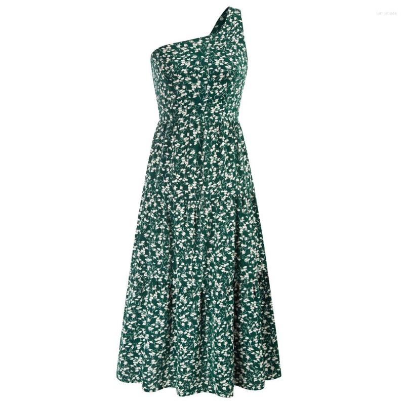 Casual Dresses Women One Shoulder Dress Smocked Back Bodice Elastic Waist Tiered A-Line Vacation Beach Floral
Casual Dresses Women One Shoulder Dress Smocked Back Bodice Elastic Waist Tiered A-Line Vacation Beach Floral
