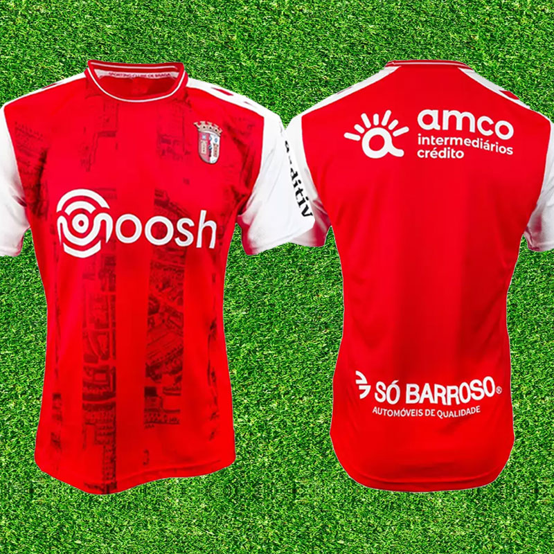 22/23 SC Braga soccer jerseys Sporting Clube de Braga football shirts Paulinho R.HORTA Abel Ruiz Bruno Viana Men Uniform, Home
22/23 SC Braga soccer jerseys Sporting Clube de Braga football shirts Paulinho R.HORTA Abel Ruiz Bruno Viana Men Uniform, Home