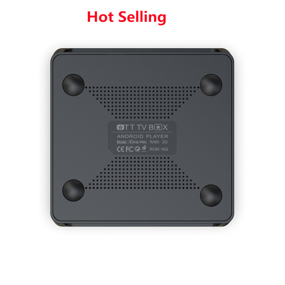 X96Q PRO Android 10.0 TV Box Allwinner H313 Quad Core 2.4G Wifi 2GB 16GB 4Kx2K HDR Support Youtube VS X96Q