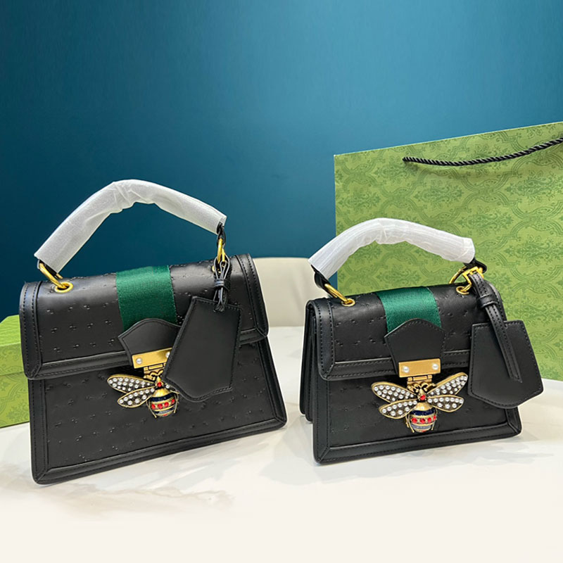 Flap Tote Bag Shoulder Crossbody Bags Women Handbag Bee Shaped With Glass Pearls Imprint Letter Colored Crystals Travelling Purse Removable Red Green Weaving Strap
Flap Tote Bag Shoulder Crossbody Bags Women Handbag Bee Shaped With Glass Pearls Imprint Letter Colored Crystals Travelling Purse Removable Red Green Weaving Strap
