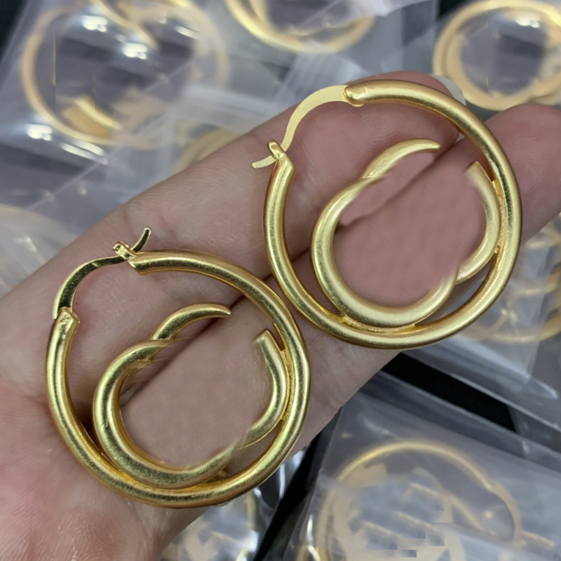 Fashion Designer Gold Hoop Earrings Women Stud Earring G Jewelry Luxury Designers Earrings Letters Ornaments Necklaces With Box PARTY