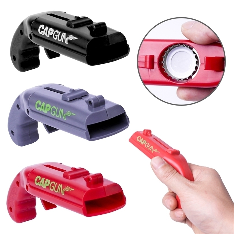 Openers Creative Can Spring Cap Catapult Launcher Gun Shape Bar Tool Drink Opening Shooter Beer Bottle Kitchen Gadget Set 221108
Openers Creative Can Spring Cap Catapult Launcher Gun Shape Bar Tool Drink Opening Shooter Beer Bottle Kitchen Gadget Set 221108