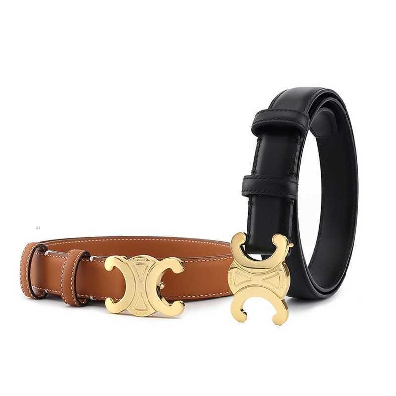 Triomphe women's style versatile casual top leather butterfly copper buckle decorative thin belt, Black
Triomphe women's style versatile casual top leather butterfly copper buckle decorative thin belt, Black