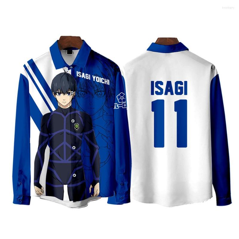 Men's Casual Shirts 2022 Arrival 3D Blue Lock Men Shirt Anime Long Sleeves Cosplay Costume Women Blouse Teens Boys Girls
Men's Casual Shirts 2022 Arrival 3D Blue Lock Men Shirt Anime Long Sleeves Cosplay Costume Women Blouse Teens Boys Girls