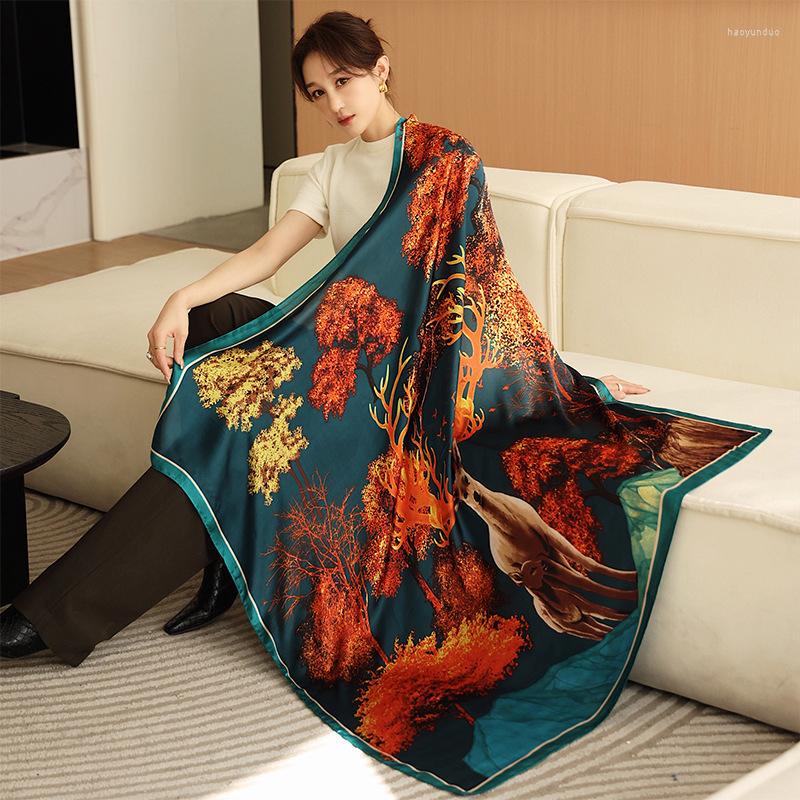Scarves Square Towel Grace Office Women Silk Scarf Shawls Sun Protection Print Breathable Thin Party Female Wrap Sunscreen Bandana Hijab
Scarves Square Towel Grace Office Women Silk Scarf Shawls Sun Protection Print Breathable Thin Party Female Wrap Sunscreen Bandana Hijab