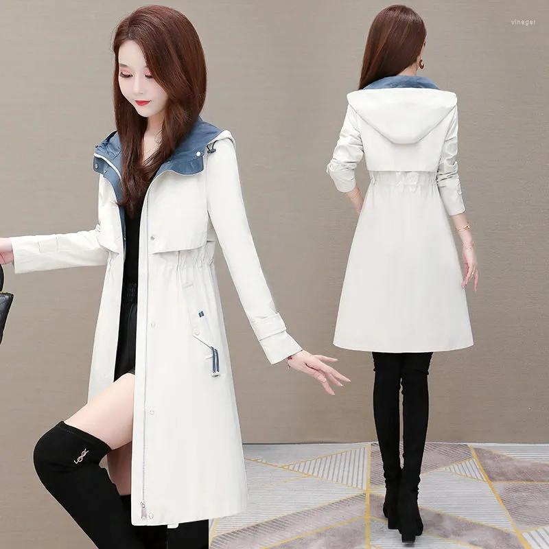 Women's Trench Coats Women Mid-Length Coat Fashion Casual Lining Office Femme 2022 Autumn Korean Windbreaker Ladies Outerwear G1590, Beige
Women's Trench Coats Women Mid-Length Coat Fashion Casual Lining Office Femme 2022 Autumn Korean Windbreaker Ladies Outerwear G1590, Beige