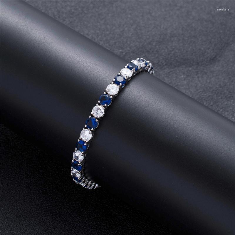 Link Bracelets Bling Iced Out Chains 7inch-8inch 5mm Tennis Chain Blue Cubic Zirconia Hip Hop Jewelry For Men Women Gifts
Link Bracelets Bling Iced Out Chains 7inch-8inch 5mm Tennis Chain Blue Cubic Zirconia Hip Hop Jewelry For Men Women Gifts