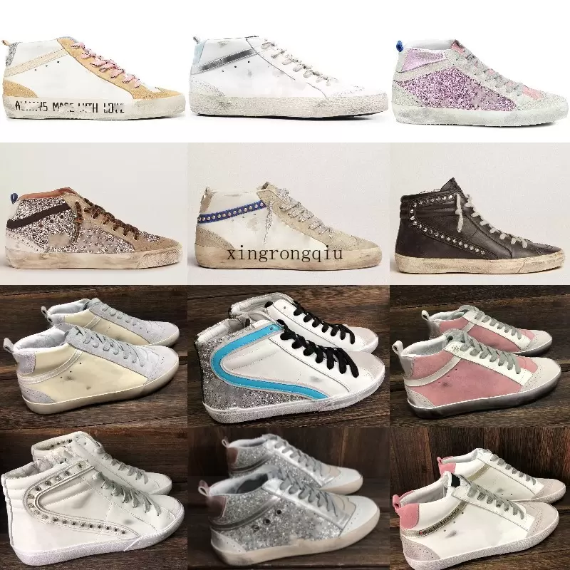 Sneaker Mid Slide star High-top style Shoe Italy Brand Women Casual shoes Sequin Classic White Do-old Dirty Men shoe Sneaker goldenity gooseity, Star16
Sneaker Mid Slide star High-top style Shoe Italy Brand Women Casual shoes Sequin Classic White Do-old Dirty Men shoe Sneaker goldenity gooseity, Star16