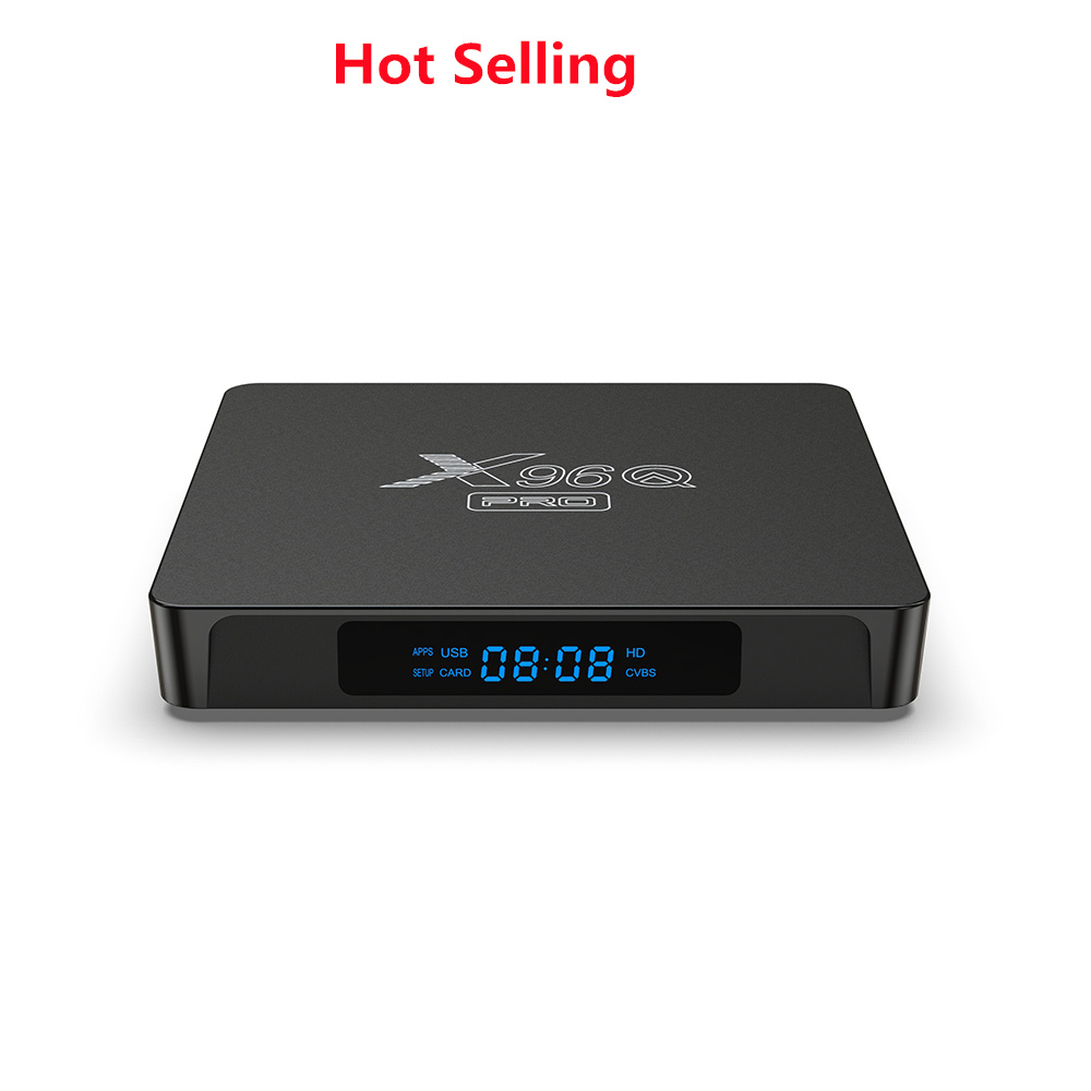 X96Q PRO Android 10.0 TV Box Allwinner H313 Quad Core 2.4G Wifi 2GB 16GB 4Kx2K HDR Support Youtube VS X96Q