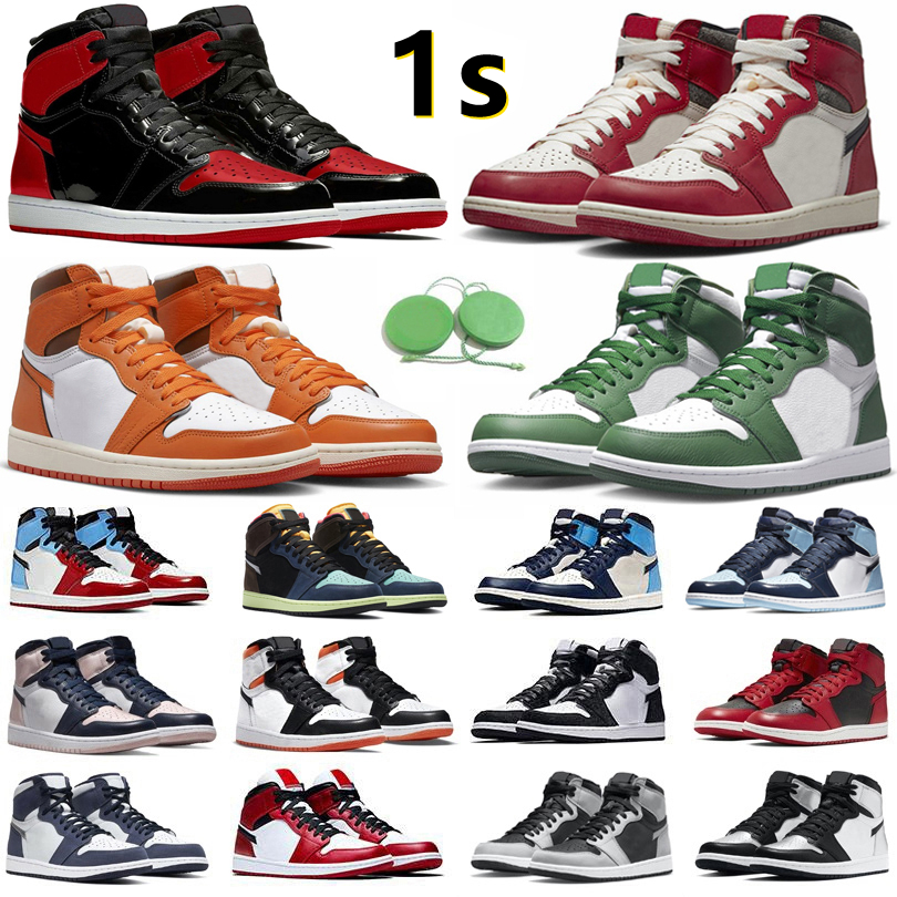 Jumpman 1 1s Mens Basketball Shoes Lost Found Gorge Green StarFish Bred Patent Dark Mocha Grey Fog Denim Silver Newstalgia Shadow Men Women, Color#10
Jumpman 1 1s Mens Basketball Shoes Lost Found Gorge Green StarFish Bred Patent Dark Mocha Grey Fog Denim Silver Newstalgia Shadow Men Women, Color#10