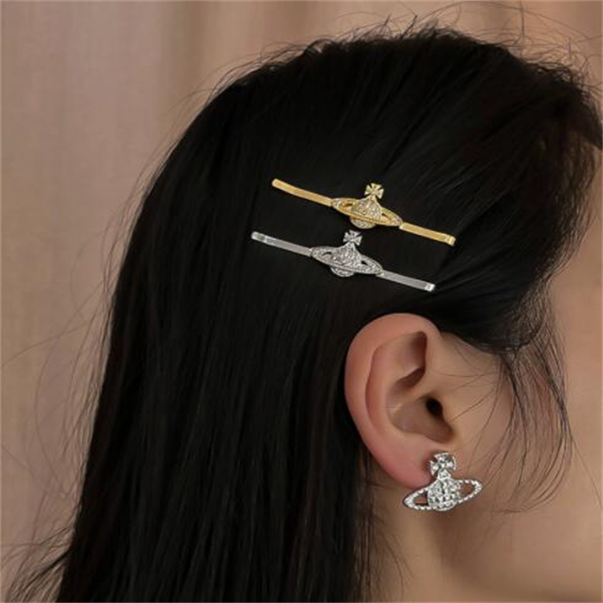 

Hair Accessories Metal Hair Clip Designer Women Girl Diamond Barrettes Fashion bangs Hairpin 2 Colors, Mixed color