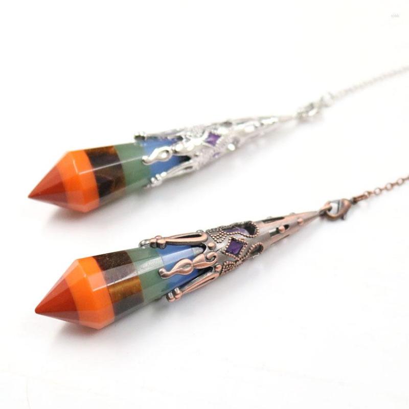 Pendant Necklaces XSM Retro Hollow Out Natural 7 Chakra Jewelry Pendulum Carved Crystal 12 Faceted Pyramid Pendants
Pendant Necklaces XSM Retro Hollow Out Natural 7 Chakra Jewelry Pendulum Carved Crystal 12 Faceted Pyramid Pendants
