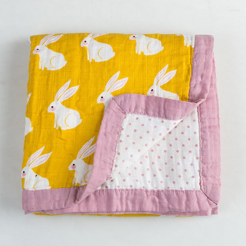 Blankets 4 Layers Muslin Baby Swaddler Blanket Cotton Scarf Infant Summer/Autumn Stroller Quilt 120x120cm Animals, Crane 2 layers
Blankets 4 Layers Muslin Baby Swaddler Blanket Cotton Scarf Infant Summer/Autumn Stroller Quilt 120x120cm Animals, Crane 2 layers