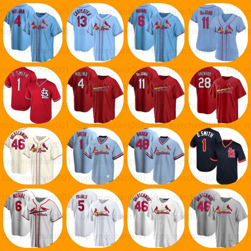 28 Nolan Arenado 2022 Baseball Jersey 4 Yadier Molina 5 Albert Pujols St. Louis''Cardinals''Brendan Donovan 46 Paul Goldschmidt Edman 21 Lars Nootbaar 25 Corey Dickerson, Custom women jersey
28 Nolan Arenado 2022 Baseball Jersey 4 Yadier Molina 5 Albert Pujols St. Louis''Cardinals''Brendan Donovan 46 Paul Goldschmidt Edman 21 Lars Nootbaar 25 Corey Dickerson, Custom women jersey
