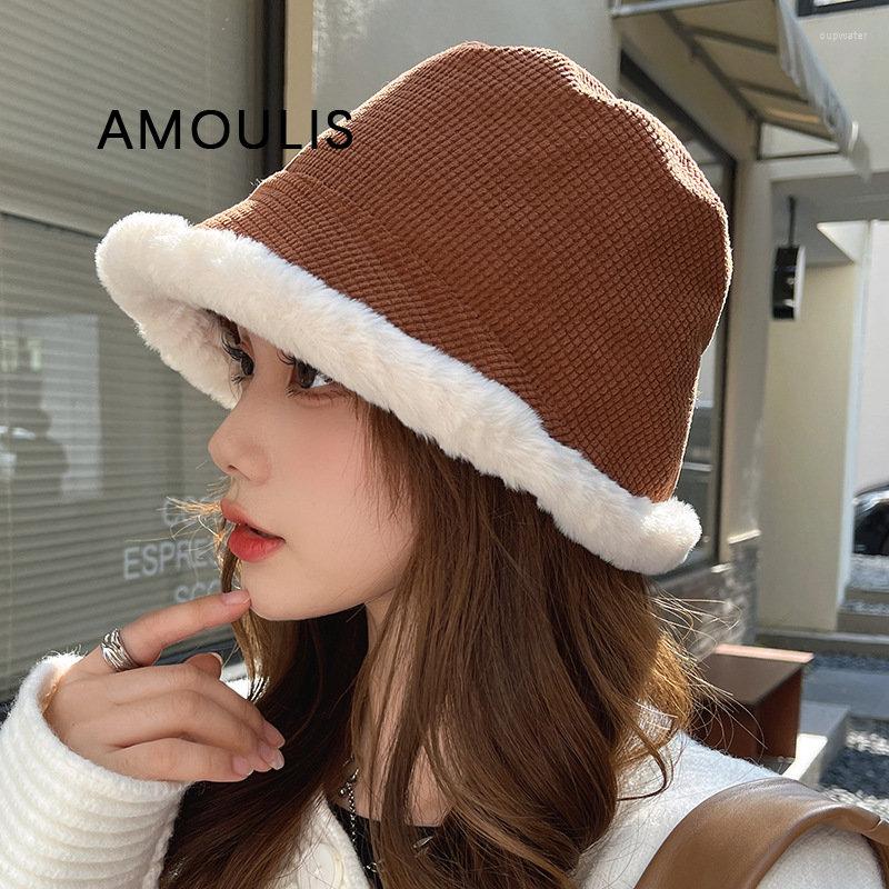 Berets AMOULIS Winter Bucket Hats For Women Fashion Warm Women's Fisherman Hat Casual Panama Caps Foldable Girls Ladies Sun Gorras, Cotton-beige
Berets AMOULIS Winter Bucket Hats For Women Fashion Warm Women's Fisherman Hat Casual Panama Caps Foldable Girls Ladies Sun Gorras, Cotton-beige