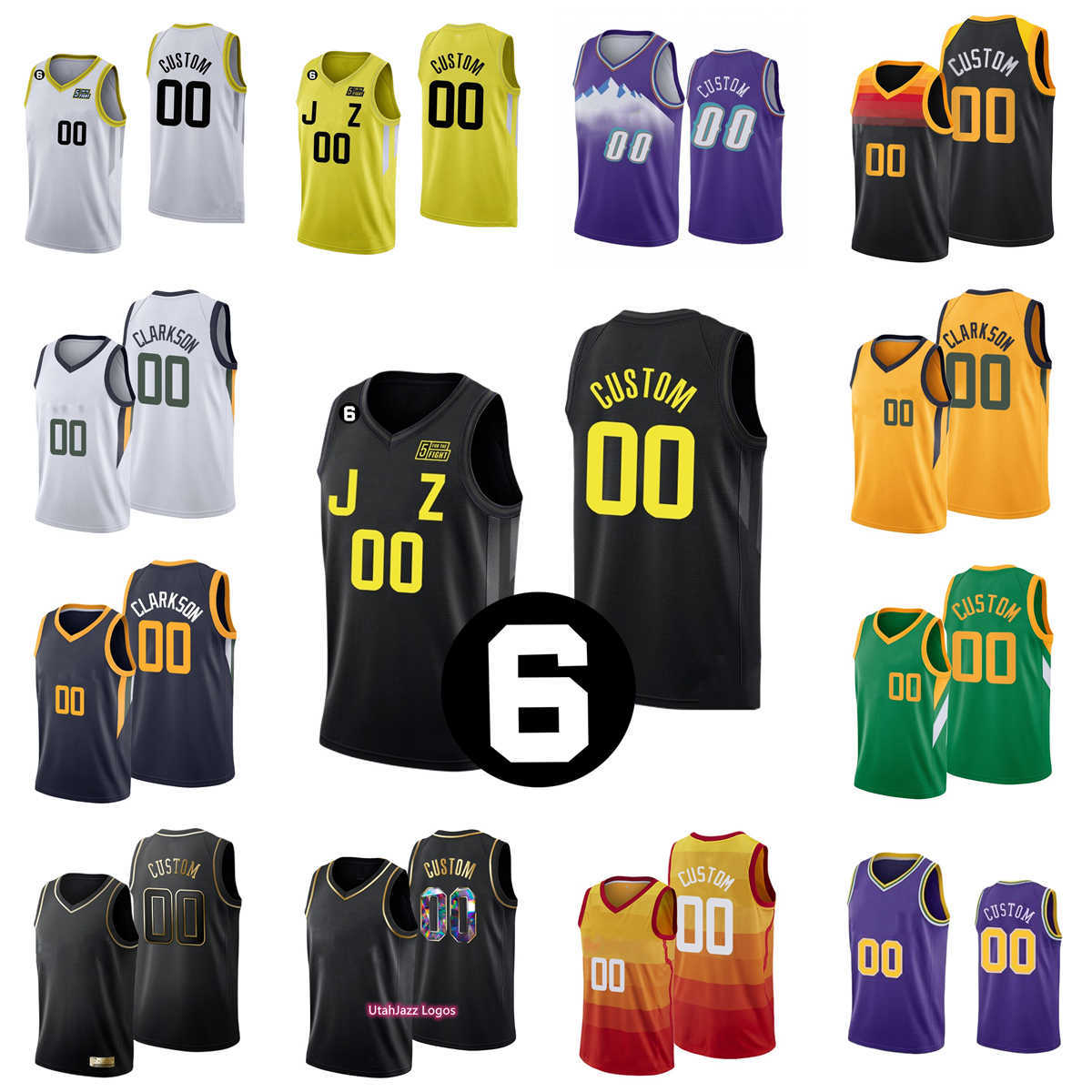 6 Patch Custom Printed 2022-23 New Basketball Jerseys Conley Markkanen Beasley Olynyk Clarkson Horton-Tucker Gay Sexton Alexander-Walker Azubuike
6 Patch Custom Printed 2022-23 New Basketball Jerseys Conley Markkanen Beasley Olynyk Clarkson Horton-Tucker Gay Sexton Alexander-Walker Azubuike