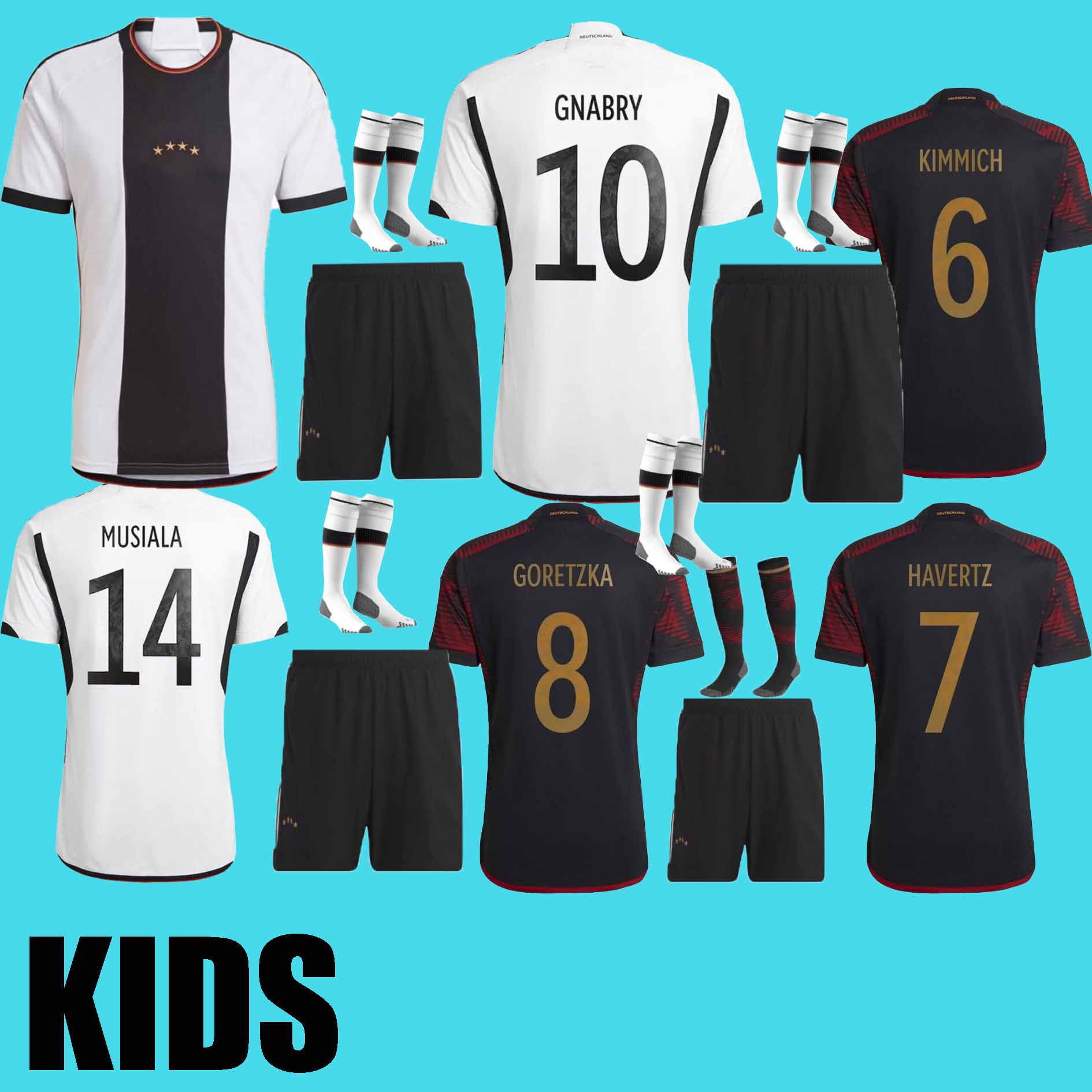 kids football kit 2022 MUSIALA GNABRY WERNER soccer jersey Fans KROOS DRAXLER REUS HUMMELS MULLER GOTZE world Cup football shirt germanies kit 22 23, Yellow
kids football kit 2022 MUSIALA GNABRY WERNER soccer jersey Fans KROOS DRAXLER REUS HUMMELS MULLER GOTZE world Cup football shirt germanies kit 22 23, Yellow