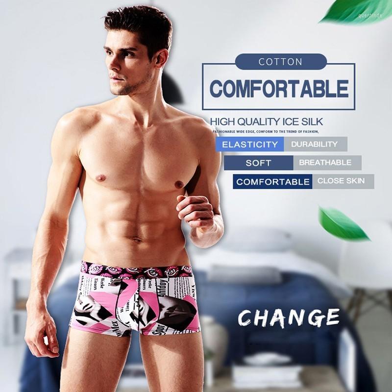 Underpants Boxers Men 4 Pcs Thin Section Ice Silk Breathable Boxershorts Mid Print Knitting Male Underwear Gift, 01
Underpants Boxers Men 4 Pcs Thin Section Ice Silk Breathable Boxershorts Mid Print Knitting Male Underwear Gift, 01