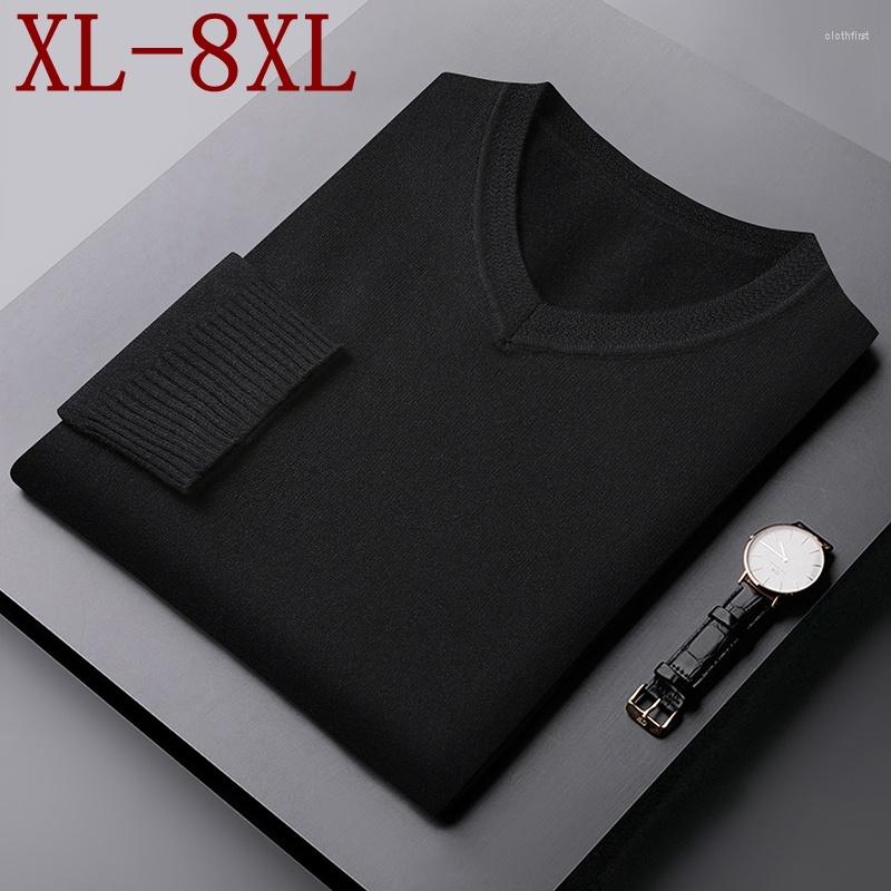 Men's Sweaters 7XL 6XL 8XL 2023 Autumn Winter Thick Warm Sweater Men Mens V-Neck Knitted Long Sleeve Loose Business Pullover, Black
Men's Sweaters 7XL 6XL 8XL 2023 Autumn Winter Thick Warm Sweater Men Mens V-Neck Knitted Long Sleeve Loose Business Pullover, Black