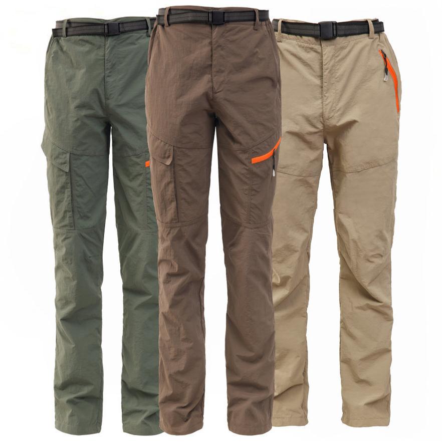 Summer Outdoor Sports Quick Dry Men Camping Fishing Trekking Hiking Pants Women Breathable Removable Waterproof Pant C19041201254F