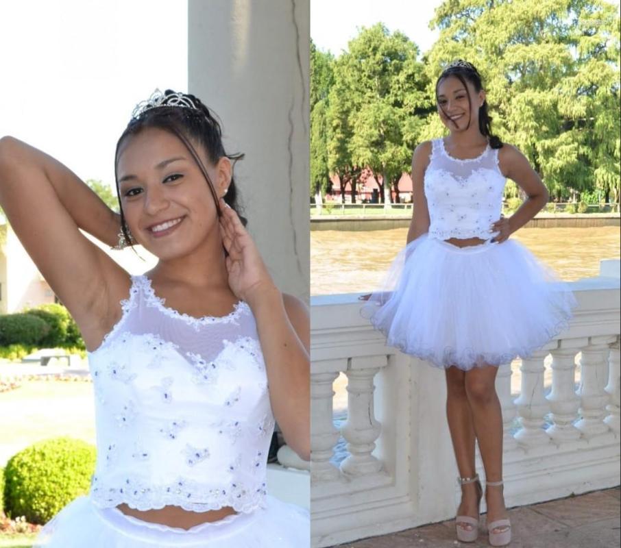 Party Dresses Elegant White Two Pieces Short Homecoming Quinceanera Jewel Lace Tulle Ruched Beaded Graduation Cocktail DressParty, Beige
Party Dresses Elegant White Two Pieces Short Homecoming Quinceanera Jewel Lace Tulle Ruched Beaded Graduation Cocktail DressParty, Beige