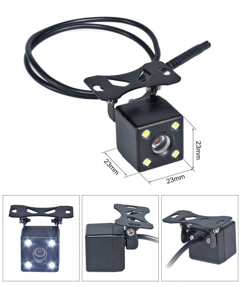 4.3inch Car Monitor Vehicle Rear View Reverse Backup Car LED Camera Video Parking System Car Charger Easy Installation