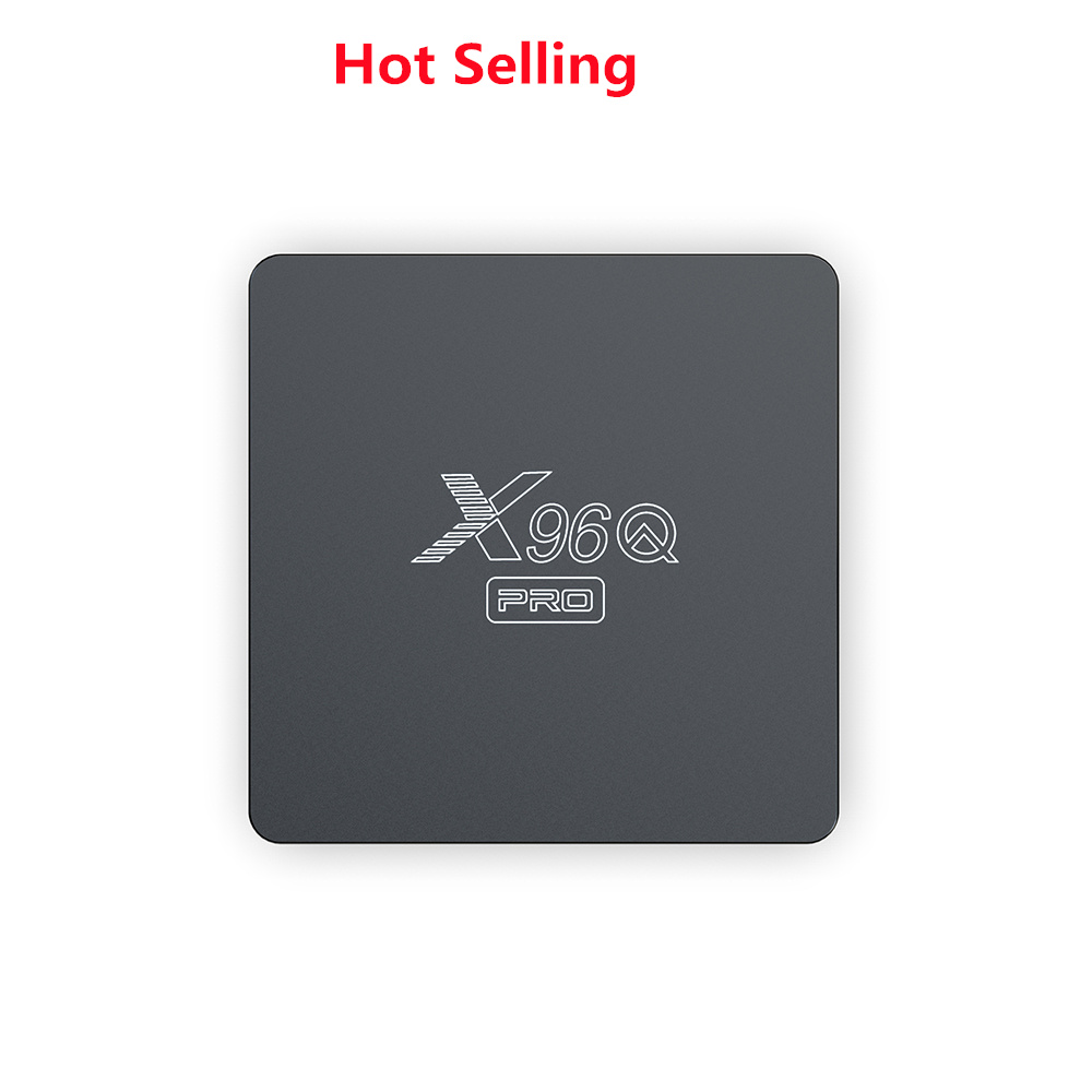 X96Q PRO Android 10.0 TV Box Allwinner H313 Quad Core 2.4G Wifi 2GB 16GB 4Kx2K HDR Support Youtube VS X96Q