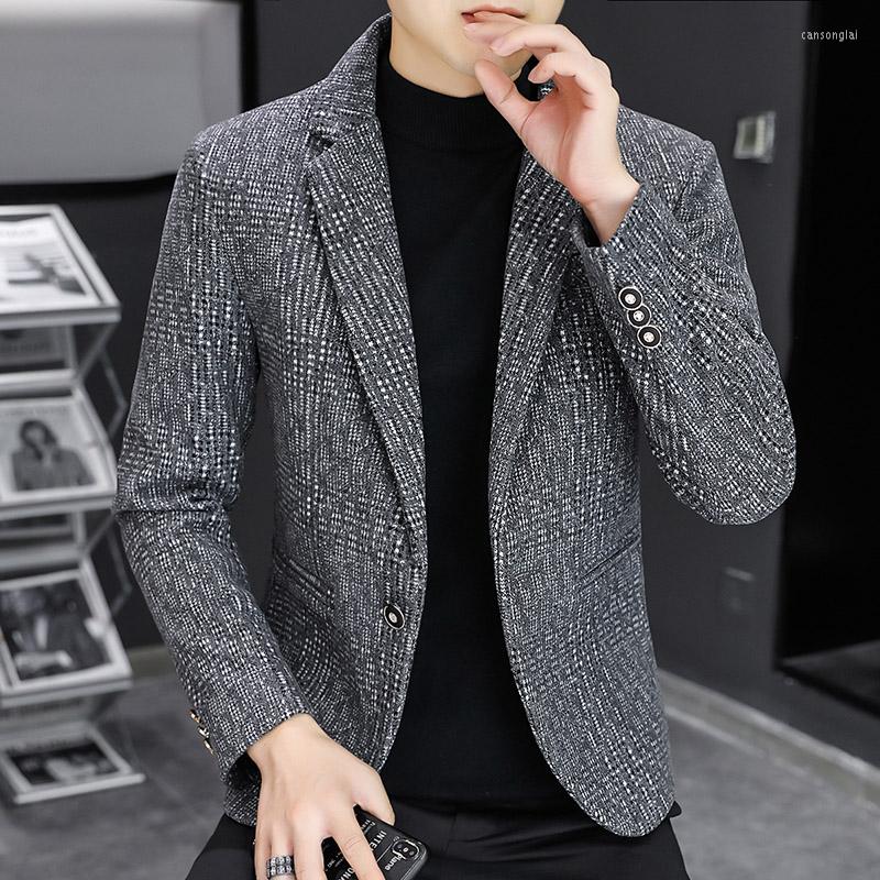 Men's Suits Autumn Men Blazers Luxury Casual Slim Fit Suit Jacket High Quality Business Social Office Dress Coat Street Wear Clothing, Blue
Men's Suits Autumn Men Blazers Luxury Casual Slim Fit Suit Jacket High Quality Business Social Office Dress Coat Street Wear Clothing, Blue