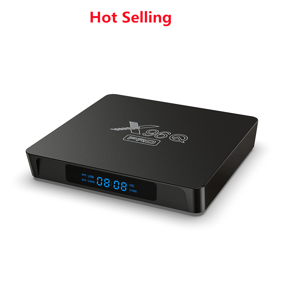 X96Q PRO Android 10.0 TV Box Allwinner H313 Quad Core 2.4G Wifi 2GB 16GB 4Kx2K HDR Support Youtube VS X96Q