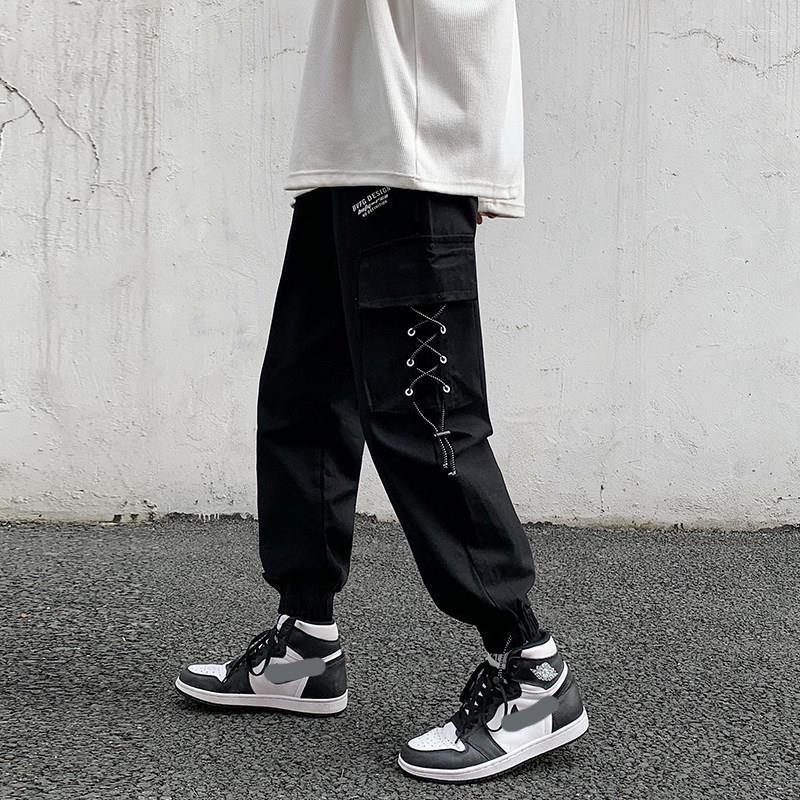 Men' Pants Cargo Men Summer Clothes Black Sweatpants Korea Student Techwear Hip Hop Joogers Ribbon Homme Trousers For
Men' Pants Cargo Men Summer Clothes Black Sweatpants Korea Student Techwear Hip Hop Joogers Ribbon Homme Trousers For