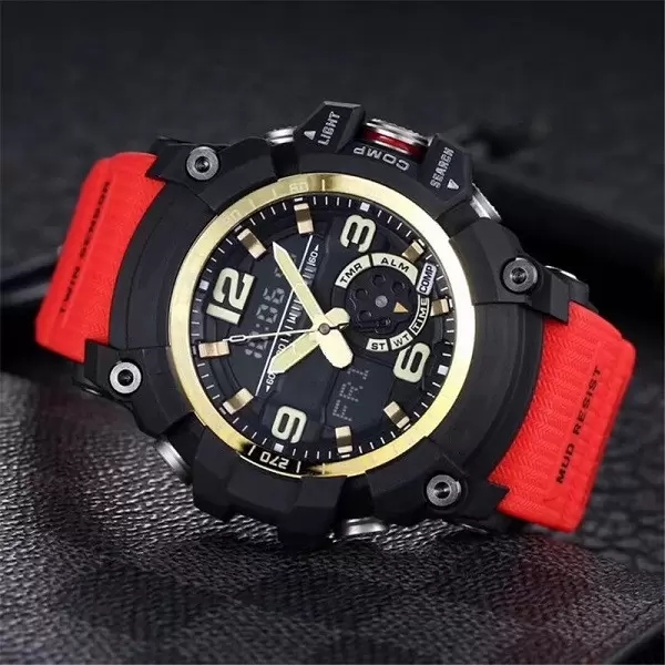 Men's sports digital quartz Watch LED dual display World Time All hands can be operated waterproof large dial Oak series Iced Out Watch
Men's sports digital quartz Watch LED dual display World Time All hands can be operated waterproof large dial Oak series Iced Out Watch