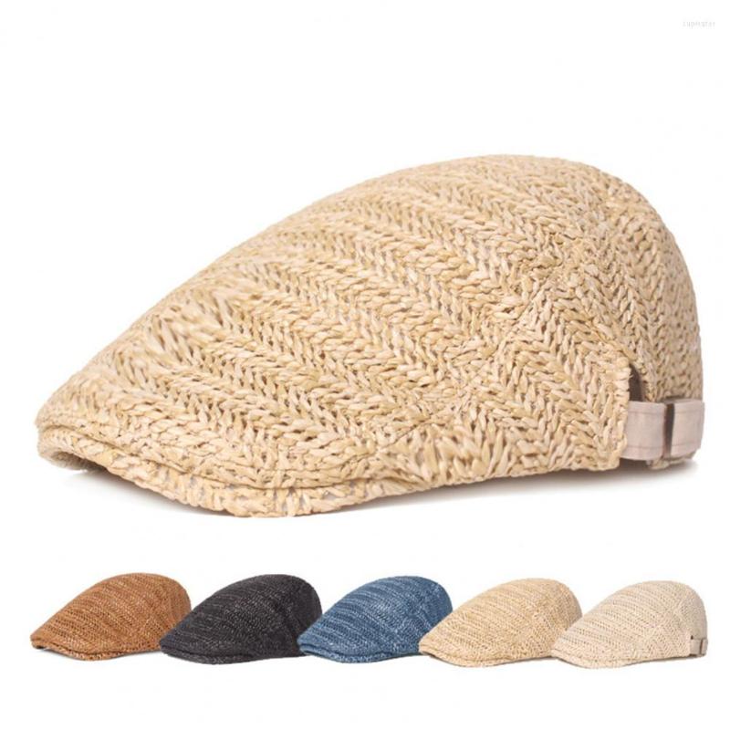 Berets Vintage Solid Color Men British Western Style Sboy Caps Portable Narrow Brim Hat Classic Summer Beret For Daily, Beige
Berets Vintage Solid Color Men British Western Style Sboy Caps Portable Narrow Brim Hat Classic Summer Beret For Daily, Beige