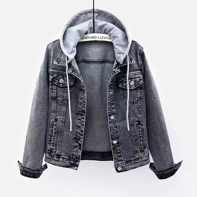 Women's Jackets Fleece Warm Winter Jean Jacket Pockets Button Soft Hooded Outerwear Fashion Slim Denim Coats Female 221109
