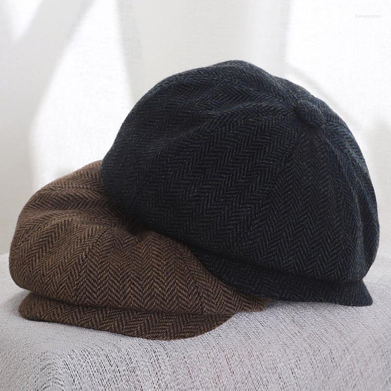 Berets 2022 Men Herringbone Style Retro Woolen Top Felt Hat Trend Wild Casual Beret Flat Hats Sboy Caps Octagonal Cap, Black
Berets 2022 Men Herringbone Style Retro Woolen Top Felt Hat Trend Wild Casual Beret Flat Hats Sboy Caps Octagonal Cap, Black