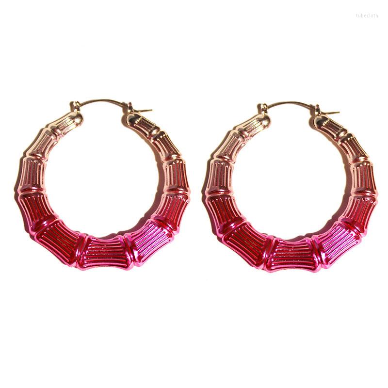 Hoop Earrings 2022 Summer Trendy Gold Bamboo Pink Minimalist Minimalism Big Korean Fashion Chic Women Party Jewelry
Hoop Earrings 2022 Summer Trendy Gold Bamboo Pink Minimalist Minimalism Big Korean Fashion Chic Women Party Jewelry