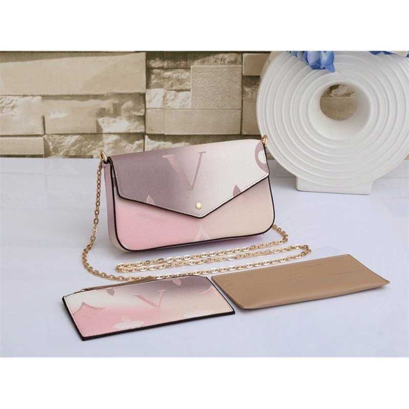 luxury card holder messengers bags Felicie pochette Sunrise Pastel 3PCS Set Totes Bag Colorful Women fashion Designer Shoulder Purse On The Go SPRING Chain handbags, Pink
luxury card holder messengers bags Felicie pochette Sunrise Pastel 3PCS Set Totes Bag Colorful Women fashion Designer Shoulder Purse On The Go SPRING Chain handbags, Pink