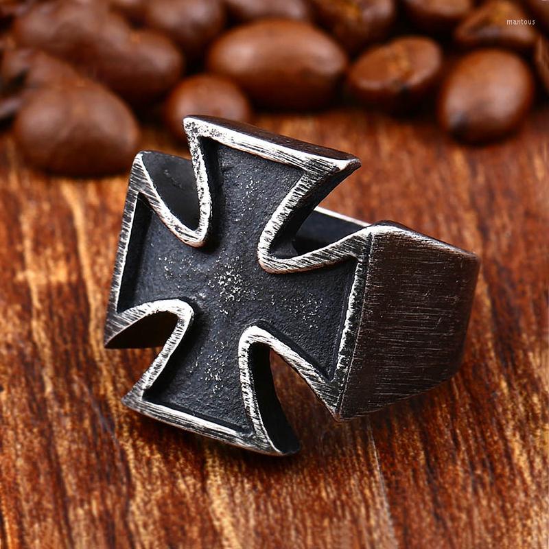 Cluster Rings Retro Antique Black German Iron Cross Ring For Men Hip Hop Biker Stainless Steel Fashion Amulet Jewelry Gifts
Cluster Rings Retro Antique Black German Iron Cross Ring For Men Hip Hop Biker Stainless Steel Fashion Amulet Jewelry Gifts