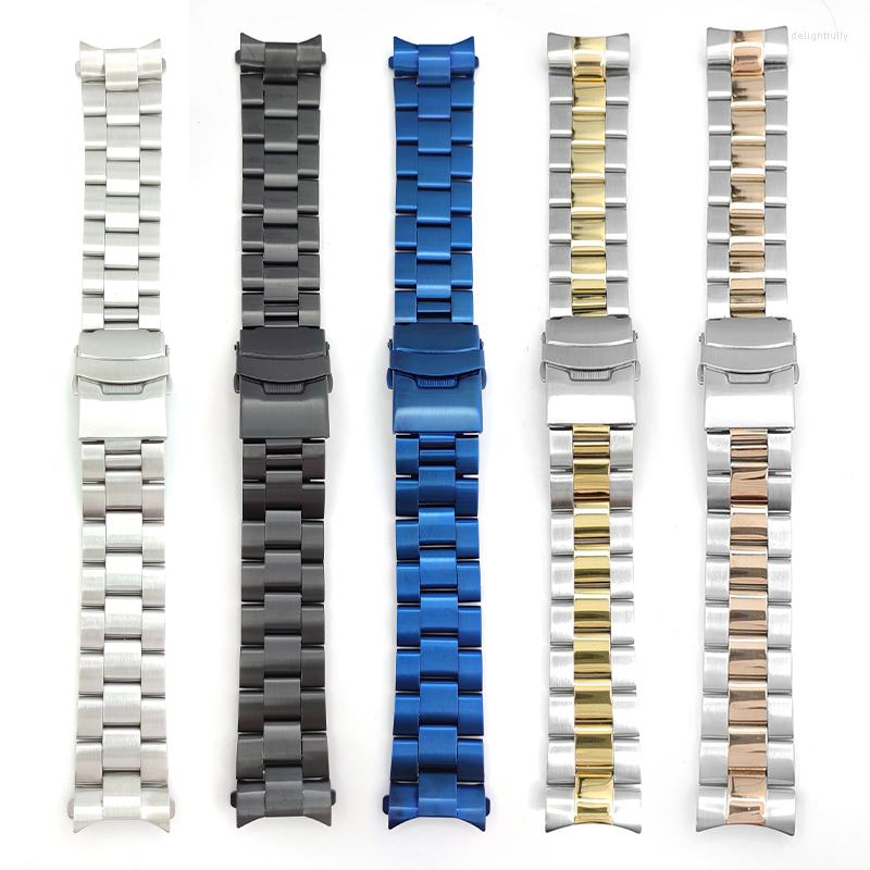 Watch Bands 22MM SKX007 Oyster Bracelet With Solid Curved End Links Stainless Steel Brushed Two-Tone Gold/Silver Watchband For 5 SRPD
Watch Bands 22MM SKX007 Oyster Bracelet With Solid Curved End Links Stainless Steel Brushed Two-Tone Gold/Silver Watchband For 5 SRPD
