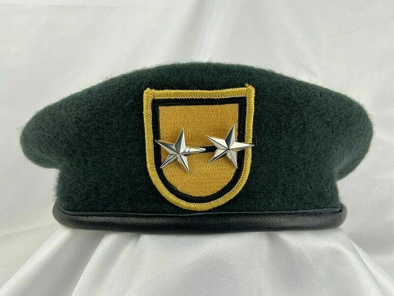 Berets US Army 1th Special Forces Group Green Beret 2 Stars Major General Military Hat Store, Picture shown
Berets US Army 1th Special Forces Group Green Beret 2 Stars Major General Military Hat Store, Picture shown