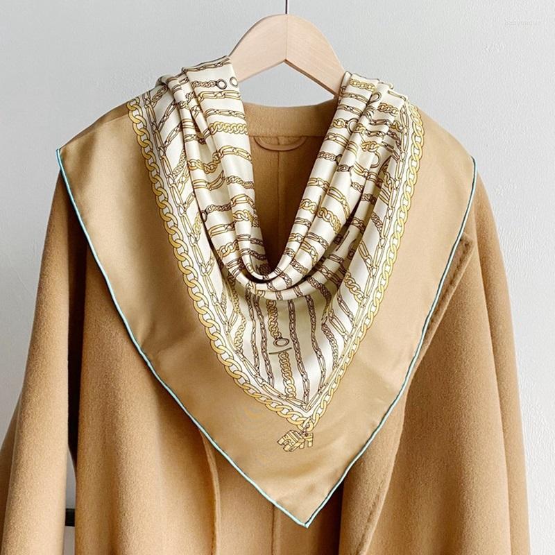 Scarves Fashion Chain Print Silk Scarf Neckerchief Necktie Women's Large Square Head Hijab For Hair Wrapping 35"
Scarves Fashion Chain Print Silk Scarf Neckerchief Necktie Women's Large Square Head Hijab For Hair Wrapping 35"