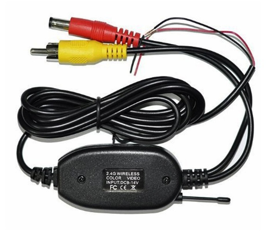 12V Wireless Color Video Transmitter Receiver Kit For Car Monitor The Car Rear View Camera Reverse Backup