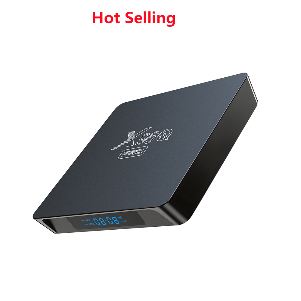 X96Q PRO Android 10.0 TV Box Allwinner H313 Quad Core 2.4G Wifi 2GB 16GB 4Kx2K HDR Support Youtube VS X96Q