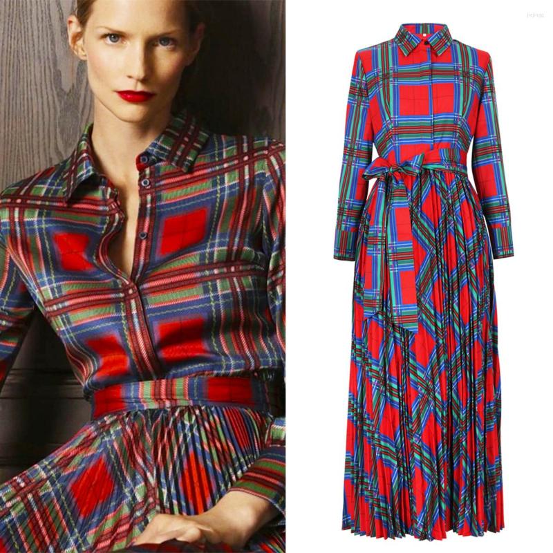 Casual Dresses 2022 Autumn And Winter Style Stitching Plaid Shirt Pleated Skirt Temperament Lapel Tie Waist Slim Dress, Multi
Casual Dresses 2022 Autumn And Winter Style Stitching Plaid Shirt Pleated Skirt Temperament Lapel Tie Waist Slim Dress, Multi