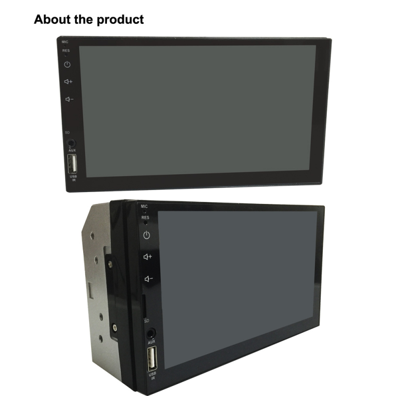 New Ui 2din Car Radio Autoradio Carplay Capactive Screen Full Touch Screen Multimedia Player Rear View Camera Bluetooth FM