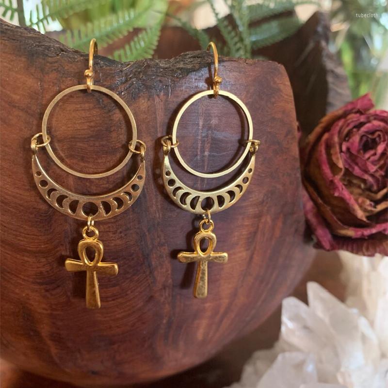 Dangle Earrings Ankh Moon Phase Hypoallergenic Aesthetic Jewelry Handmade Creativity Novelty Women Gift Statement Grunge
Dangle Earrings Ankh Moon Phase Hypoallergenic Aesthetic Jewelry Handmade Creativity Novelty Women Gift Statement Grunge