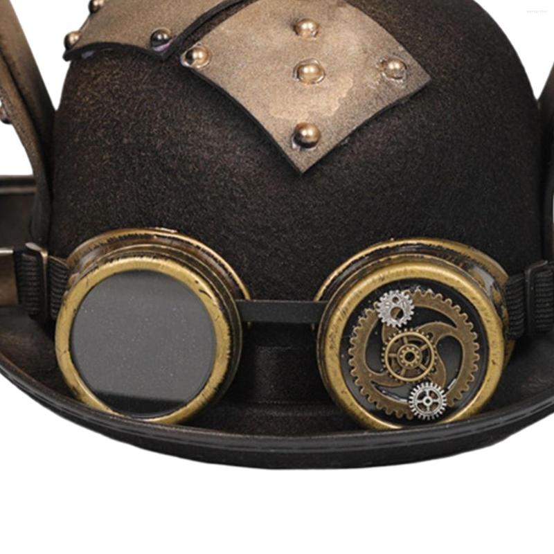 Berets Halloween Steampunk Hat With Goggles Black Top Cosplay Costume For Most Men And Women Party Accessory Adult, Picture shown
Berets Halloween Steampunk Hat With Goggles Black Top Cosplay Costume For Most Men And Women Party Accessory Adult, Picture shown